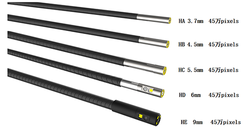 BIE內窺鏡具有多種規(guī)格的鏡頭配置，可滿足不同工況要求