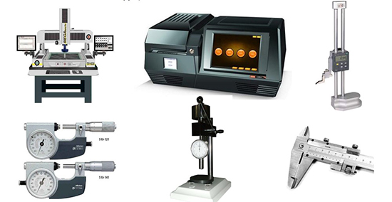配有專業先進設備，擁有三次元測量、ROHS測量儀、測高儀等